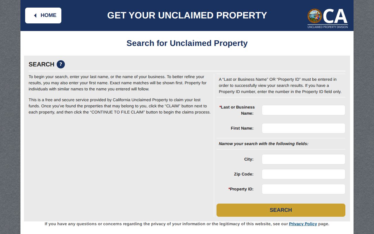 Lodi residents directory reference to California unclaimed property search